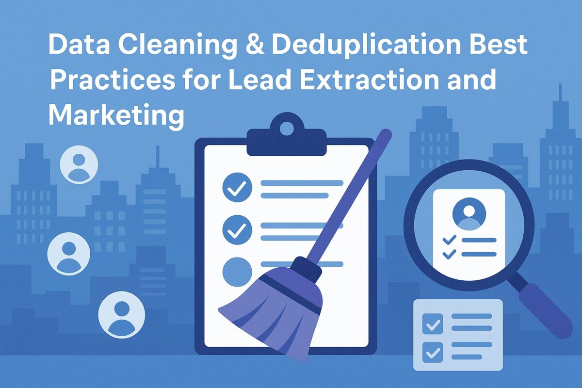 Data Cleaning & Deduplication Best Practices for Lead Extraction and Marketing